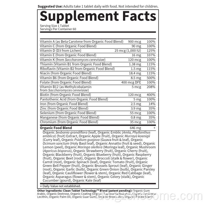 Multivitamin -Ergänzung für Frauen täglich Multi -Gesundheitsenergie